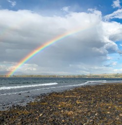 2. Rainbow over Lake Manapouri
