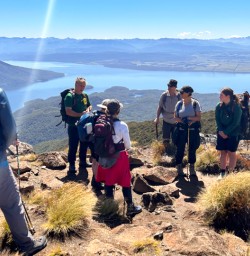 2. Small group hiking tour on Kepler Track