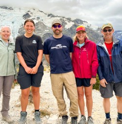 2. Tasha and guests on Sealy Tarns