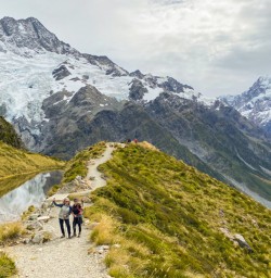 2. Two guests on Sealy Tarns Track