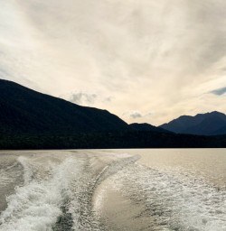 2. Water taxi across Lake Te Anau