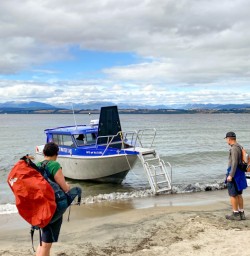 2. Water taxi on Lake Te Anau