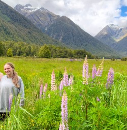2. Young guest couple Lupins Fiordland