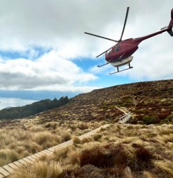Helicopter to MT Luxmore
