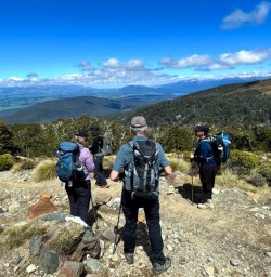 Hiking kepler track new zealand