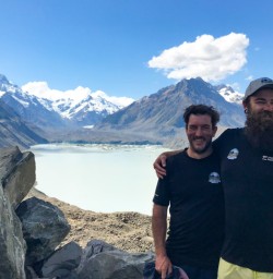 2. Guides Chris and Tim at Tasman Lake