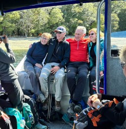 Water taxi after Kepler Track