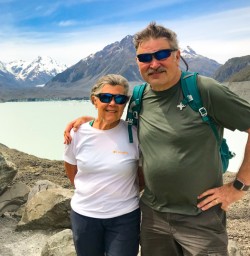 2. Happy guest couple Mt Cook