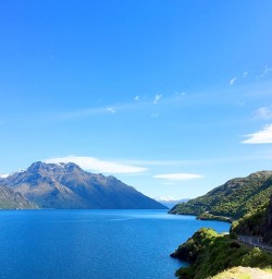 View on Lake Wakatipu Devils Staircase
