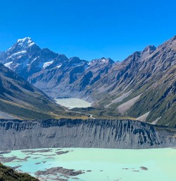 Adventure hiking tours in Mount Cook National Park 