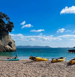Kayaking tours on the Coromandel Coastline 