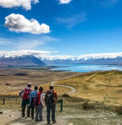 Lake Tekapo and Mackenzie Basin flats