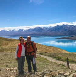 Lake Tekapo views from Mount John