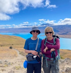 Magnificent views of Lake Tekapo from Mount John
