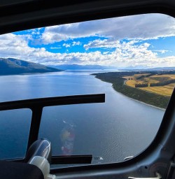 Panoramic views of Fiordland National Park