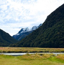 Routeburn Flats in New Zealand 