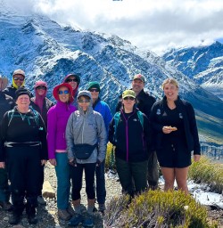 Sealy Tarns lookout in Mount Cook National Park 
