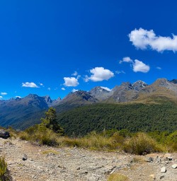 Women travelling on the Routeburn Track