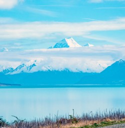 Aoraki Mount Cook in distance