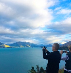 Stunning light over Lake Wakatipu. The view from Bennetts Bluff looking north towards Glenorchy and the Routeburn Track.