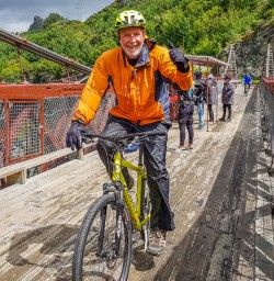 Biking the Queenstown trail, Otago New Zealand