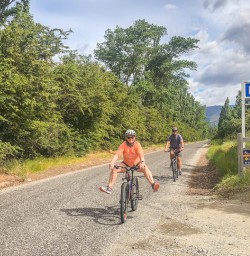 Biking the Arrow river Bridges Ride, Otago New Zealand