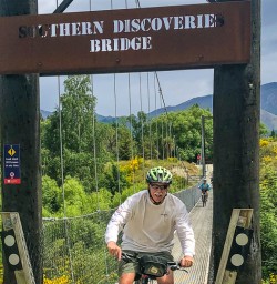 Biking the Arrow River trail