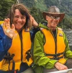 Boat Tour on Arthur River, Fiordland National Park New Zealand