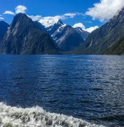 Boat Tour at Milford Sound, Fiordland National Park Southland New Zealand