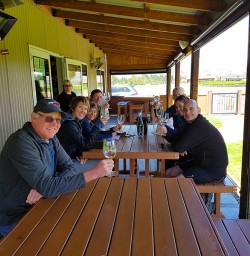 Cheers! From Wooing Tree Winery Cromwell
