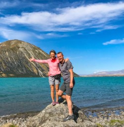 Couple at Lake Ohau