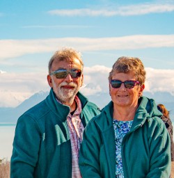 Couple at Lake Pukaki