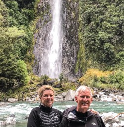 Thunder Creek Falls, Haast Pass Otago New Zealand