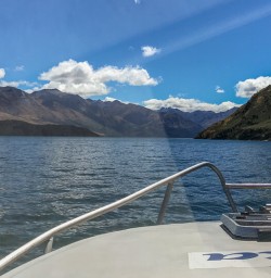 Cruise on Lake Wanaka, Otago New Zealand