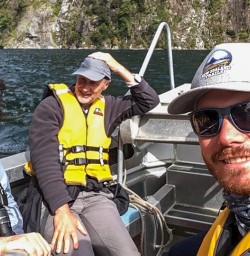 Boat cruise at Milford Sound, Fiordland New Zealand