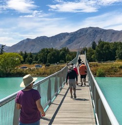 Exploring Lake Tekapo