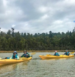 Exploring Okarito Lagoon