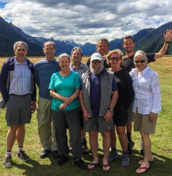 Group at Eglinton Valley, Fiordland National Park Southland New Zealand