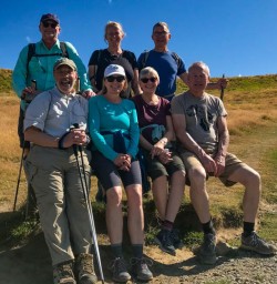 Group hike Mount John