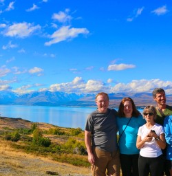 All smiles at Lake Pukaki today!