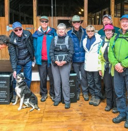 Group at Mount Nicholas Farm, Otago New Zealand