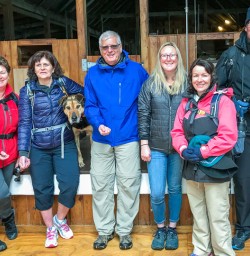 Group at Mount Nicholas Farm, Otago New Zealand