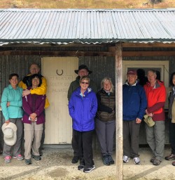 Group at Mount Nicholas Farm, Otago New Zealand