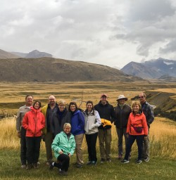 Group at Mount Nicholas Road, Southland New Zealand