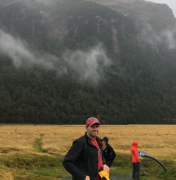 Guest at Eglinton Valley, Fiordland New Zealand