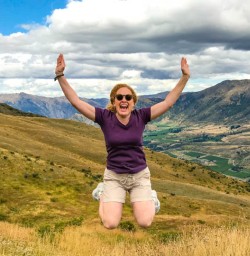 Guest jumping on Crown Range