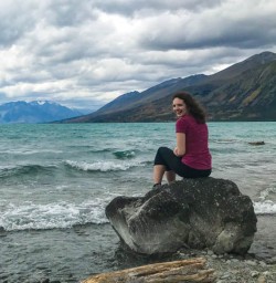 Guest overlooking Lake Ohau