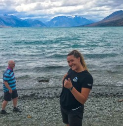 Guide at Lake Ohau