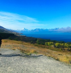 Lake Pukaki and Aoraki Mount Cook National Park
