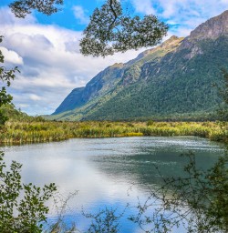 Mirror Lakes, Fiordland National Park Southland New Zealand